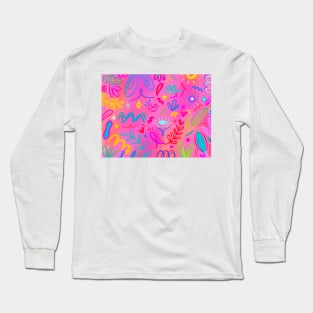 NEON DOODLES Long Sleeve T-Shirt